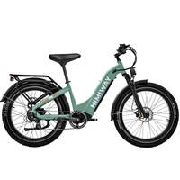 Himiway D5 Zebra Step-Thru Electric Bike - Puissance 250W | Batterie 20Ah | Vitesse 15.5mph | Autonomie 80mi