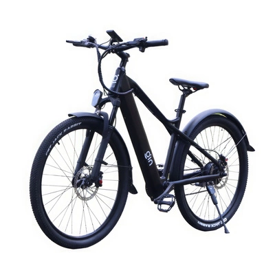 Vélo électrique hybride GIN X | Performance urbaine | Puissance 250W (500W Peak) | Vitesse 30mph | Batterie 12.8Ah | Autonomie 75mi | Roues 27.5