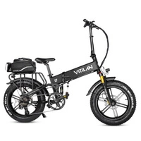 Vélo électrique pliable Vitilan I7 Pro 3.0 - Puissance 750W | Batterie 20Ah | Vitesse 28mph | Autonomie 65mi