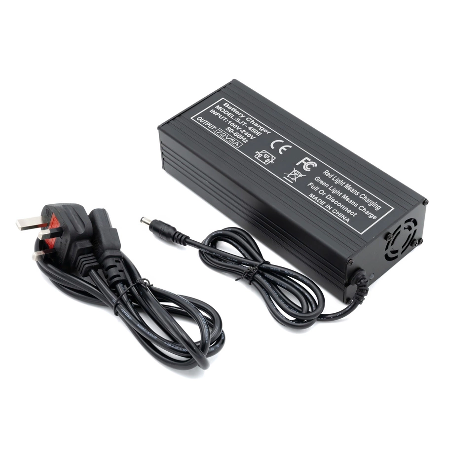 Chargeur DC 72V 84V Chargeur rapide 2A 3A 4A 5A 8A 10A 5.5MM X 2.1 MM