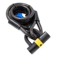 Câble blindé 2m x 15mm Serrure Mini Shackle Oxford Barrière Ebike Scooter