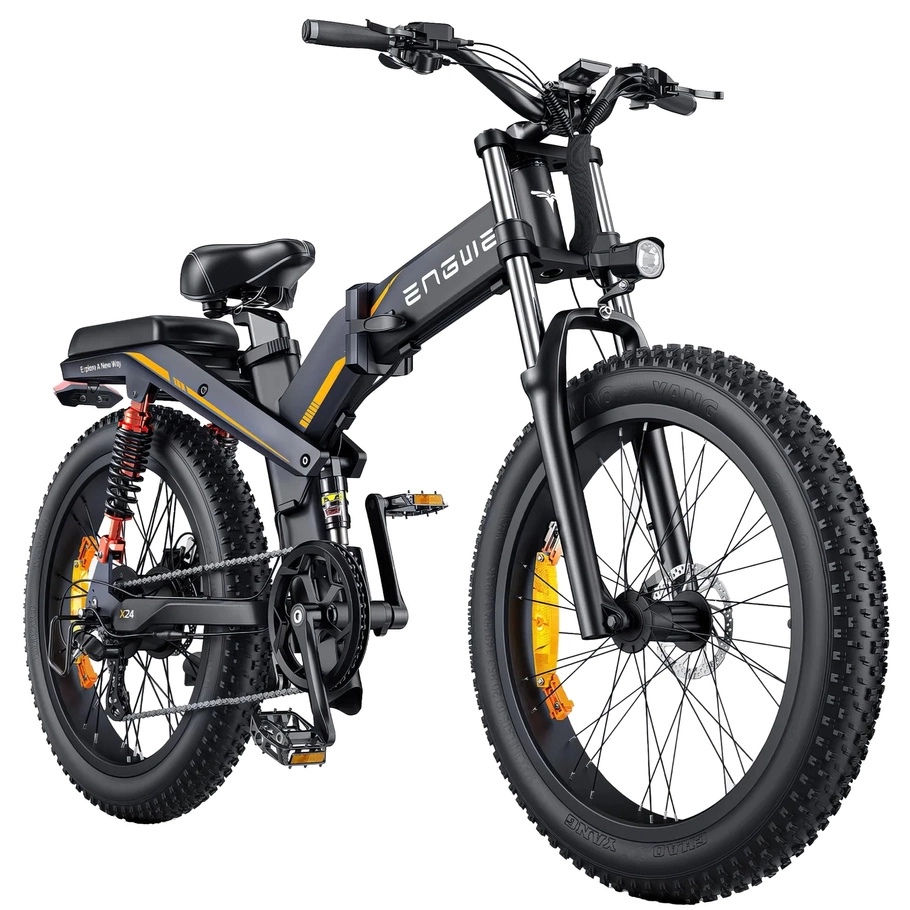 ENGWE X24 Vélo électrique pliable Triple suspension 25 km/h Autonomie 150 km