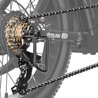 Vélo électrique pliable Vitilan U3 - Puissance 750W | Batterie 13Ah | Vitesse 28mph | Autonomie 45mi