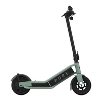 Pure Escape+ Electric Trottinette - Puissance 900W | Batterie 12Ah | Vitesse 15.5mph | Autonomie 31mi