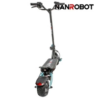 Nanrobot Lightning 2.0 Trottinette | Performance extrême | Puissance de 800W (1600W Peak) | Vitesse de 30mph | Batterie de 18Ah | Autonomie de 25mi | Design premium | Transport de haute performance