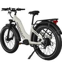 Himiway D5 Zebra Step-Thru Electric Bike - Puissance 250W | Batterie 20Ah | Vitesse 15.5mph | Autonomie 80mi
