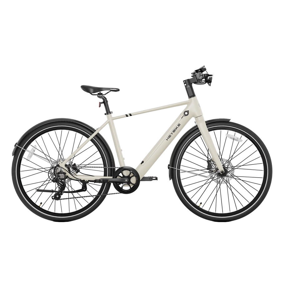 Heybike EC1 Electric Bike | Urban Commuter Solution | 250W (350W Peak) Power | 15.5mph Speed | 10Ah Battery | 62mi Range | High Frame Design | Modern City Transport