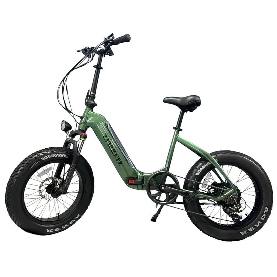 Starsfly Step-Through Electric Bike | 500W (750W Peak) Power | 21mph Speed | 13Ah Battery | 37mi Range | Foldable Fat Tire