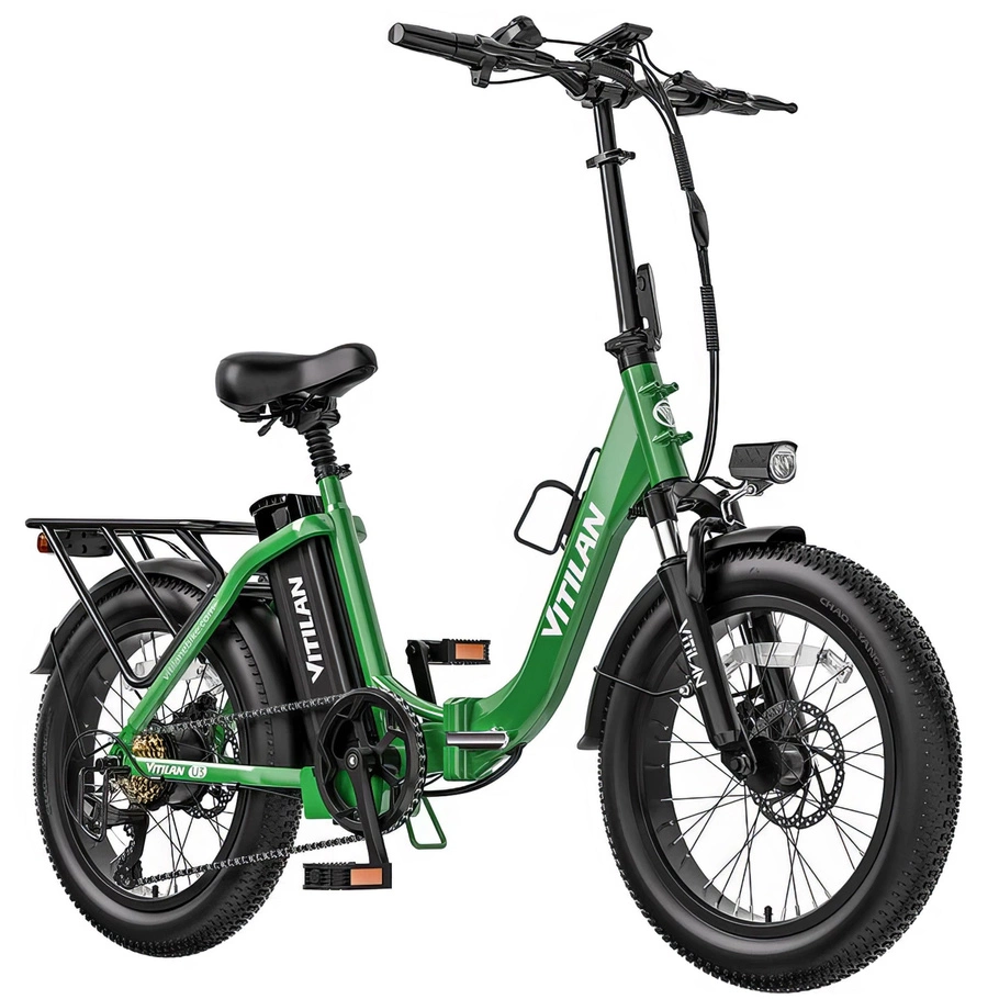 Vélo électrique pliable Vitilan U3 - Puissance 750W | Batterie 13Ah | Vitesse 28mph | Autonomie 45mi