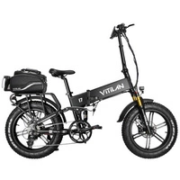 Vélo électrique pliable Vitilan I7 Pro 3.0 - Puissance 750W | Batterie 16Ah | Vitesse 28mph | Autonomie 55mi