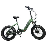 Starsfly Step-Through Electric Bike | 500W (750W Peak) Power | 21mph Speed | 13Ah Battery | 37mi Range | Foldable Fat Tire