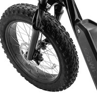 SWFT Zip Electric Bike | Custom Performance | 500W (1000W Peak) Power | 20mph Speed | 10Ah Battery | 37mi Range | Fat Tire Design | Chopper Style Transport