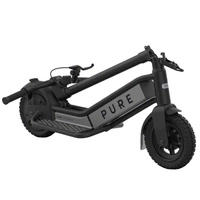Pure Escape+ Electric Trottinette - Puissance 900W | Batterie 12Ah | Vitesse 15.5mph | Autonomie 31mi