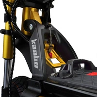 Kaabo Wolf King GTR Electric Trottinette | Extreme Performance | 4000W ( 13440W Peak) Power | 65mph Speed | 35Ah Battery | 112mi Range | 12-Inch Design | Ultimate Sport Transport