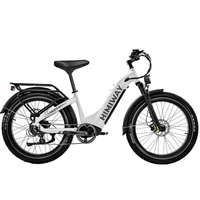Himiway D5 Zebra Step-Thru Electric Bike - Puissance 250W | Batterie 20Ah | Vitesse 15.5mph | Autonomie 80mi