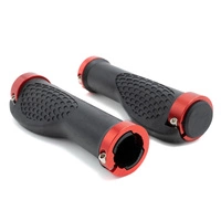 Poignées en caoutchouc avec anneau métallique