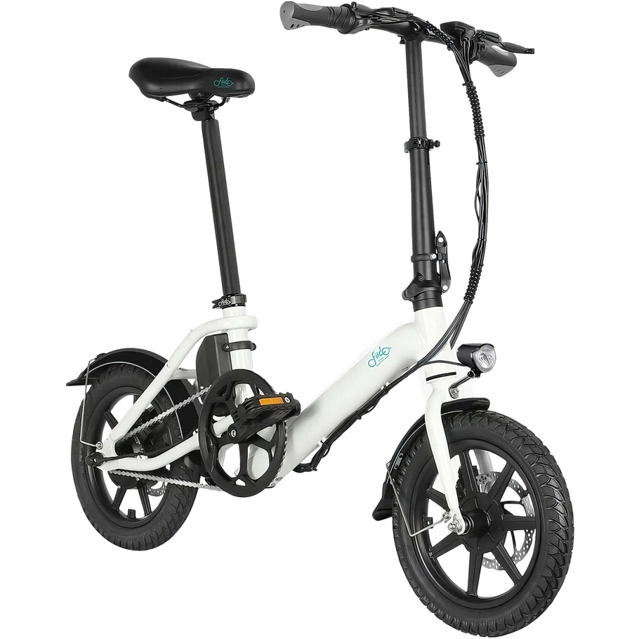 Fiido D3 Pro Mini vélo électrique pliable - Puissance 250W | Batterie 7.8Ah | Vitesse 15.5mph | Autonomie 37mi