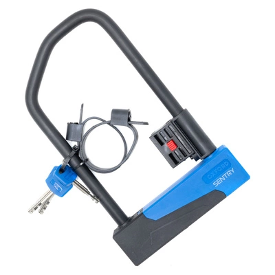 U Lock Oxford Sentry 260 190MM X 110MM D Secure Lock Ebike Escooter SIlver Rating