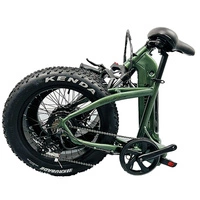 Starsfly Step-Through Electric Bike | 500W (750W Peak) Power | 21mph Speed | 13Ah Battery | 37mi Range | Foldable Fat Tire